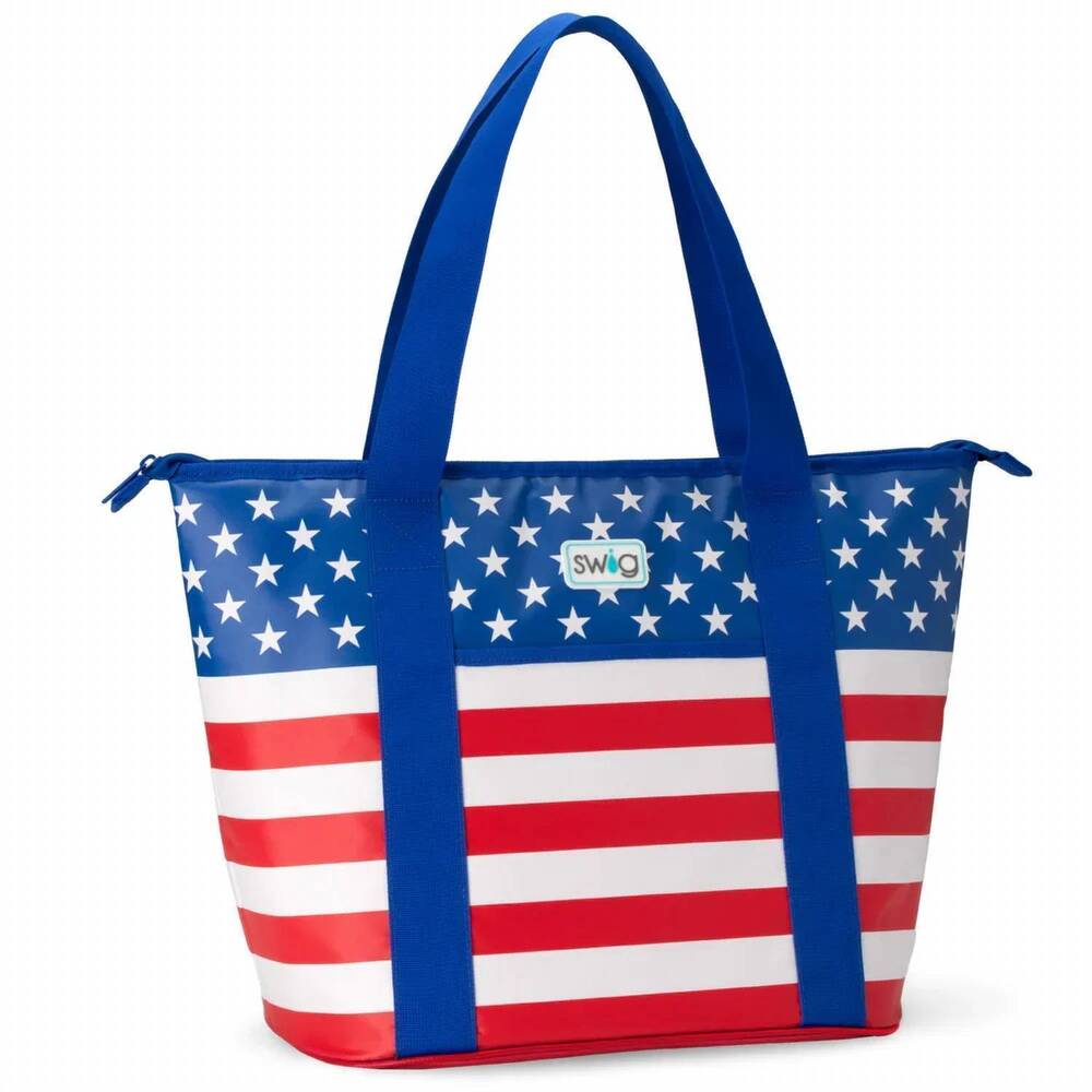 NEW SWIG LIFE zippi american cooler bag in blue